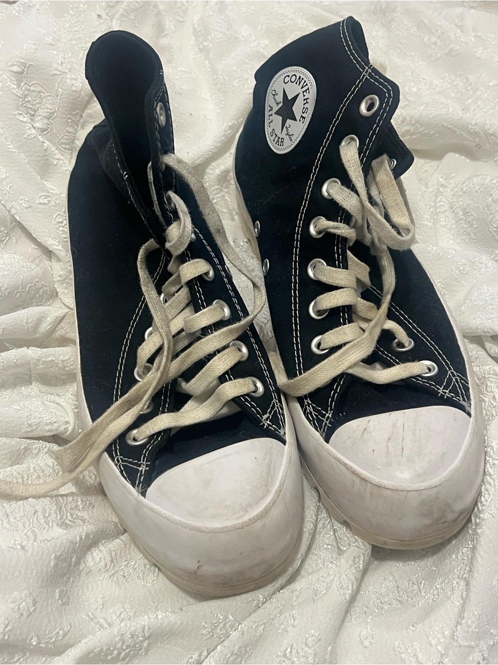 Converse Women’s Chuck Taylor All Star High Top Lugged Sneakers - Black